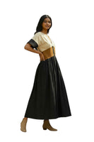 Dixie sand black chemisier dress