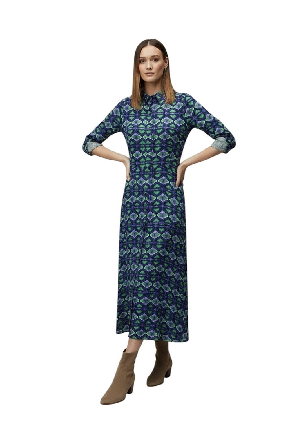 Dixie purple chemisier dress