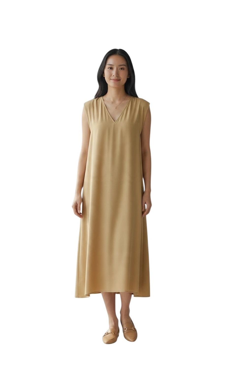 Dixie-Taupe-Kleid