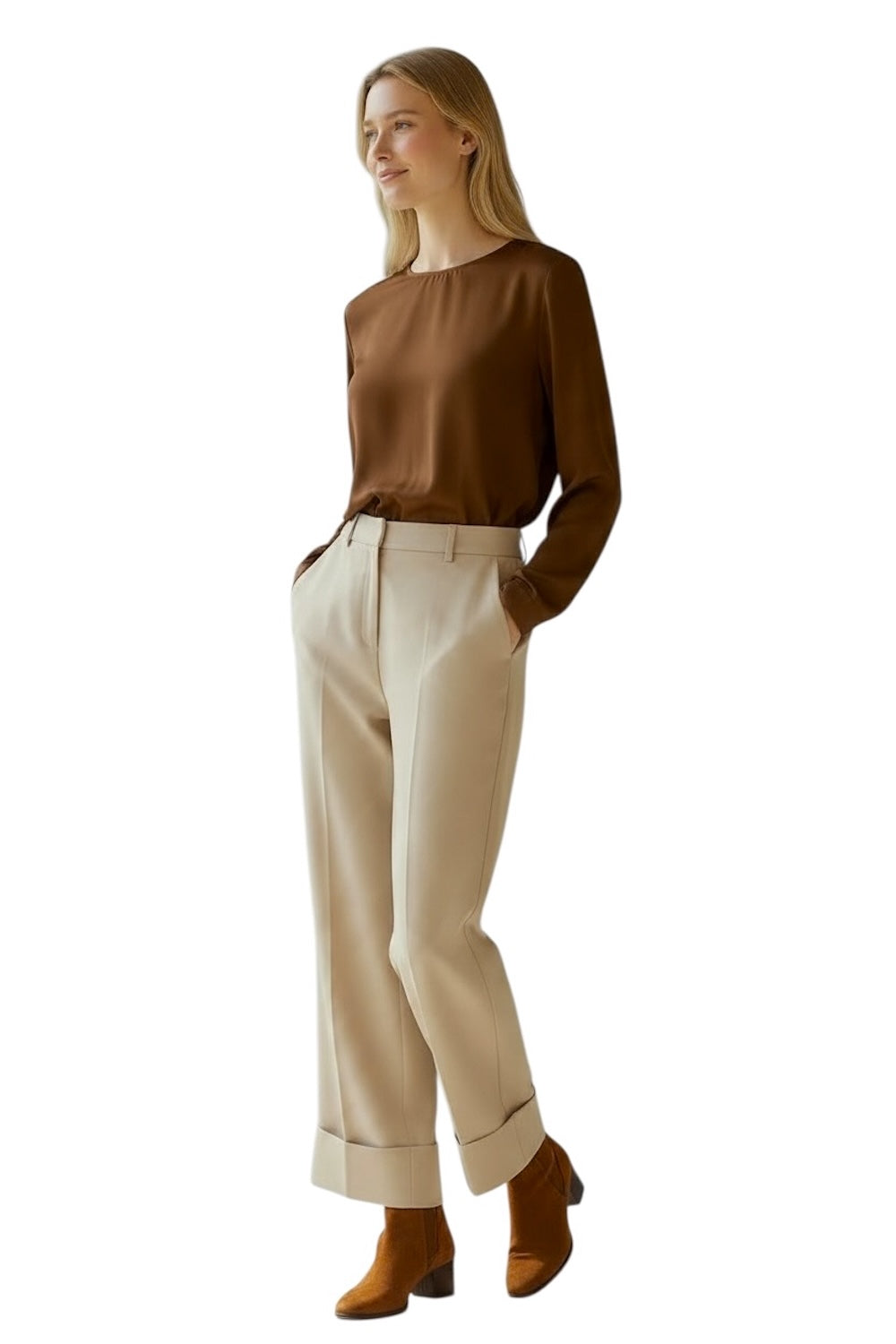 Dixie beige Hosen