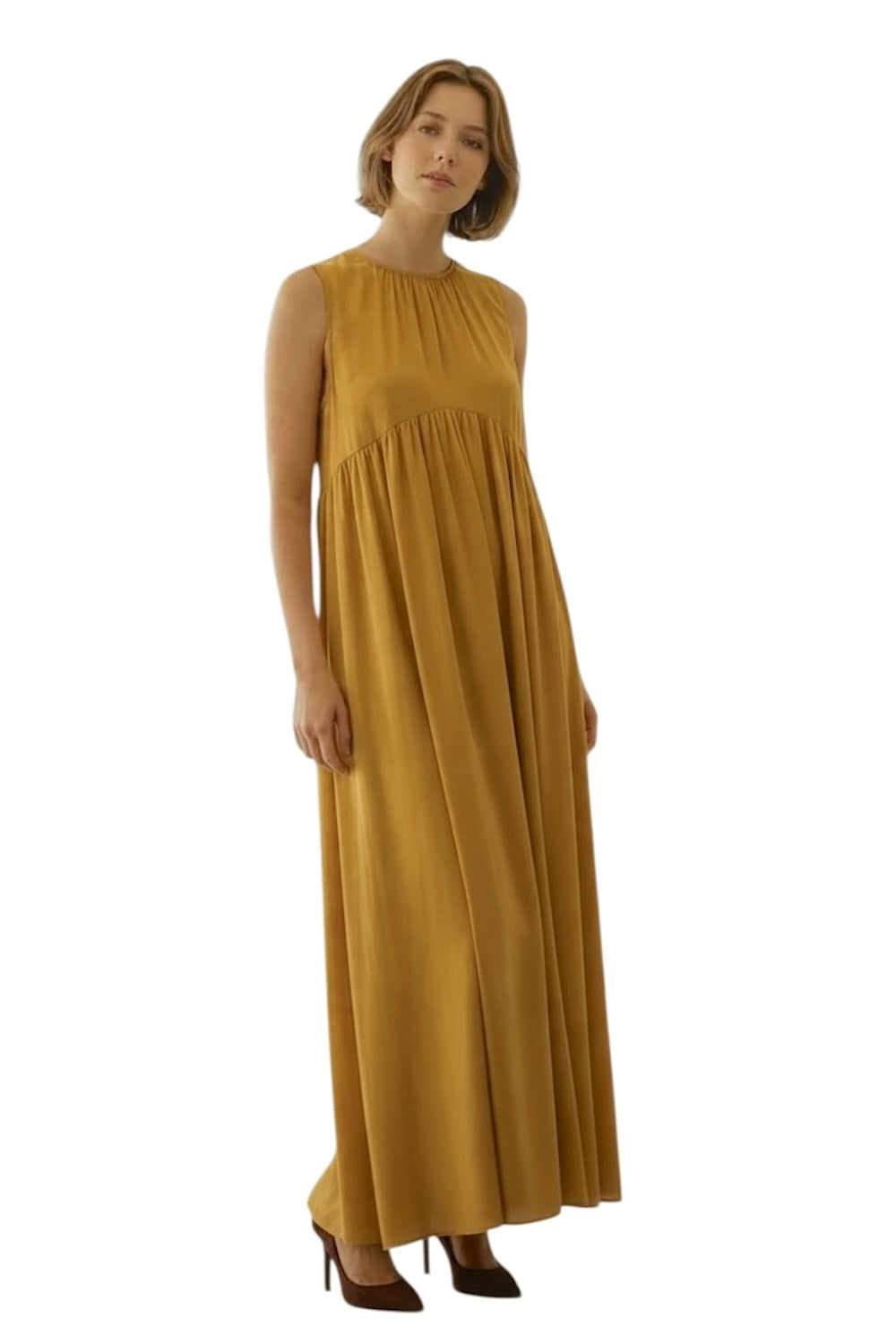 Dixie mustard dress
