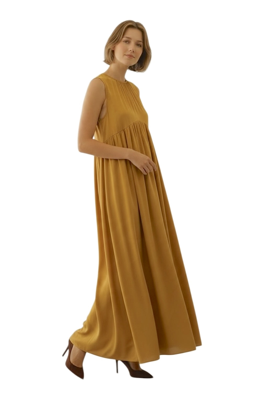 Dixie mustard dress