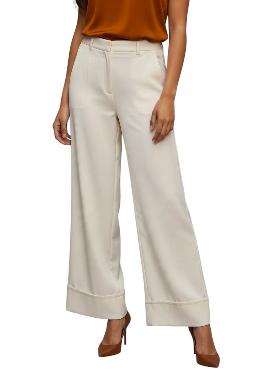 Dixie cremefarbene Hose
