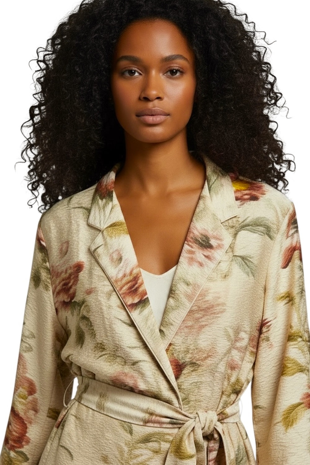 Dixie Kimonojacke in Beige