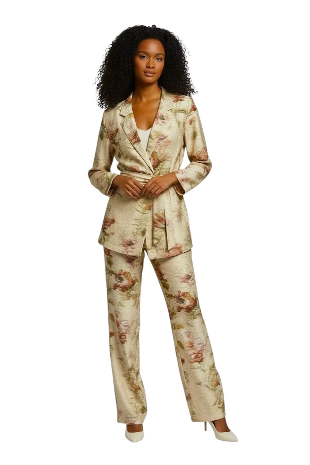 Dixie Kimonojacke in Beige