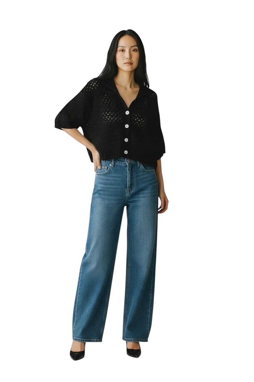 Camicia nera Susy Mix