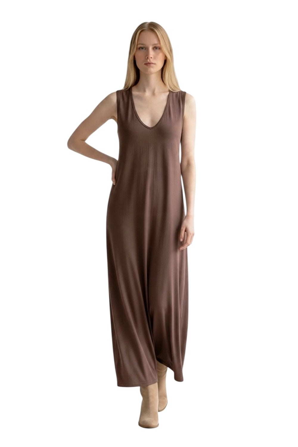 Susy Mix dark brown dress