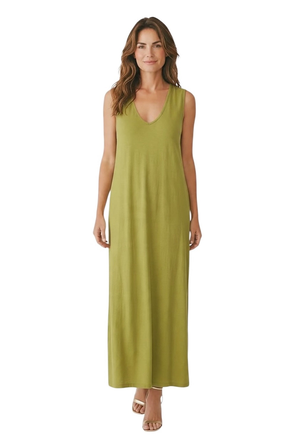 Susy Mix olive green dress