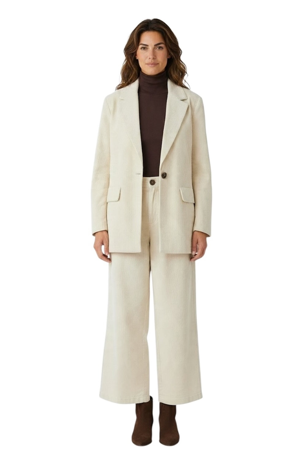 Pantaloni color crema Saiph