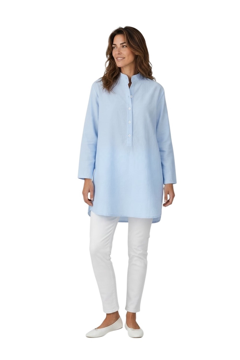 Hellblaues Chemisier-Kleid von Saiph