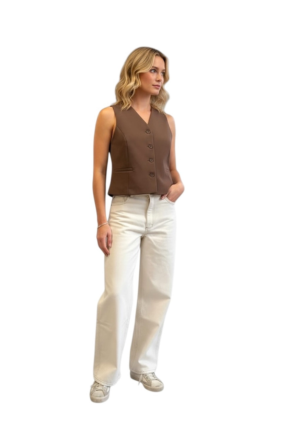 Gilet marrone Saiph