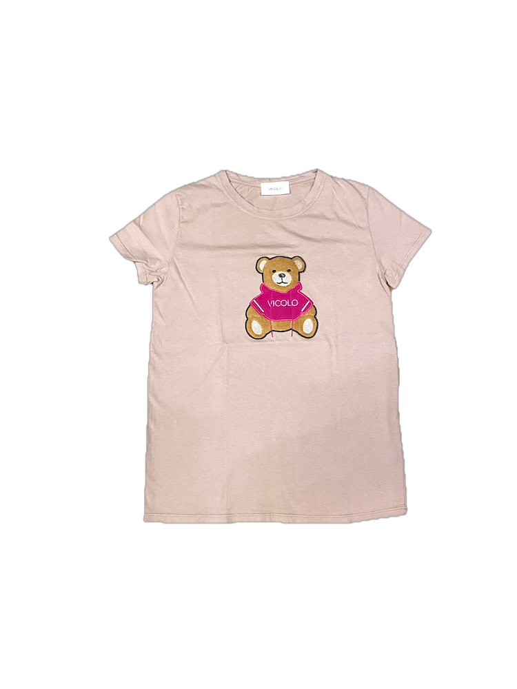 Vicolo bear pink t-shirt