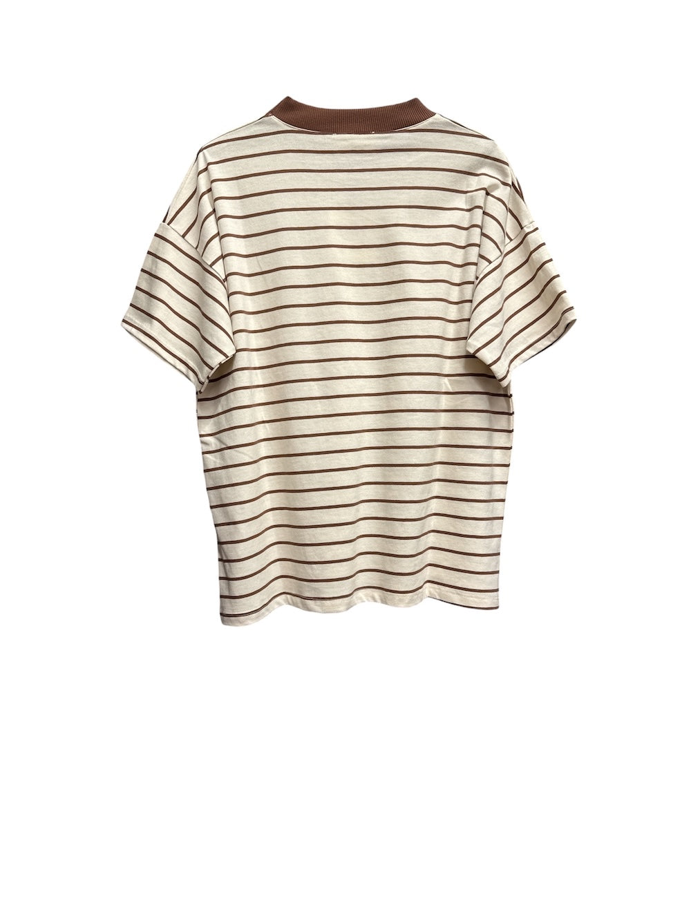 Vicolo naturfarbenes Tabak-T-Shirt