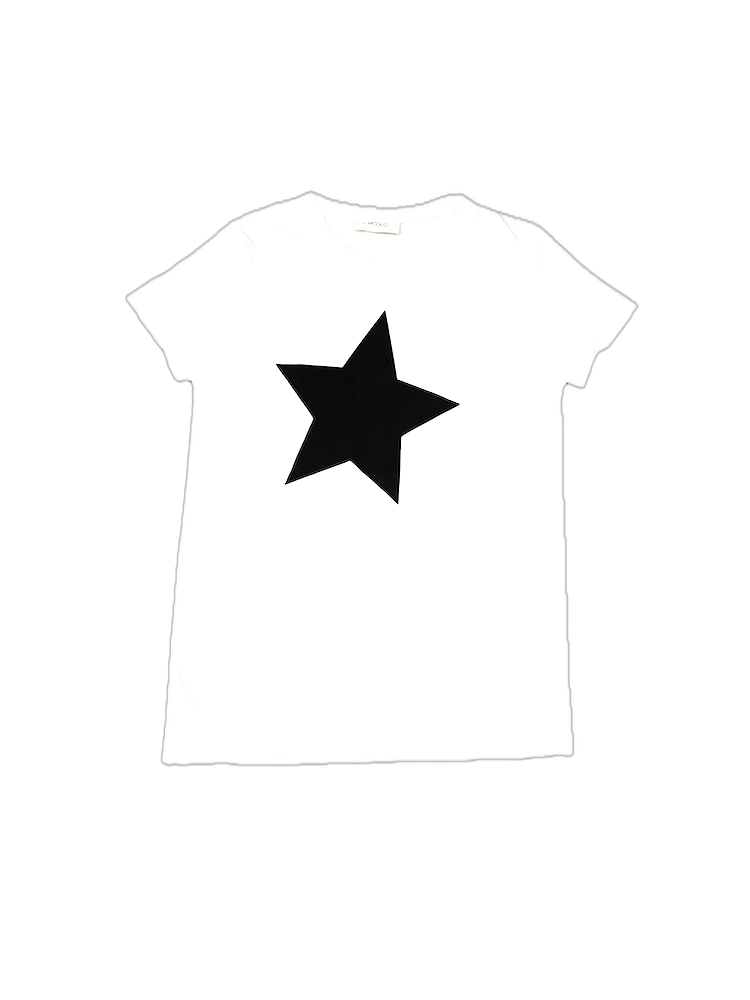 Vicolo black star white t-shirt