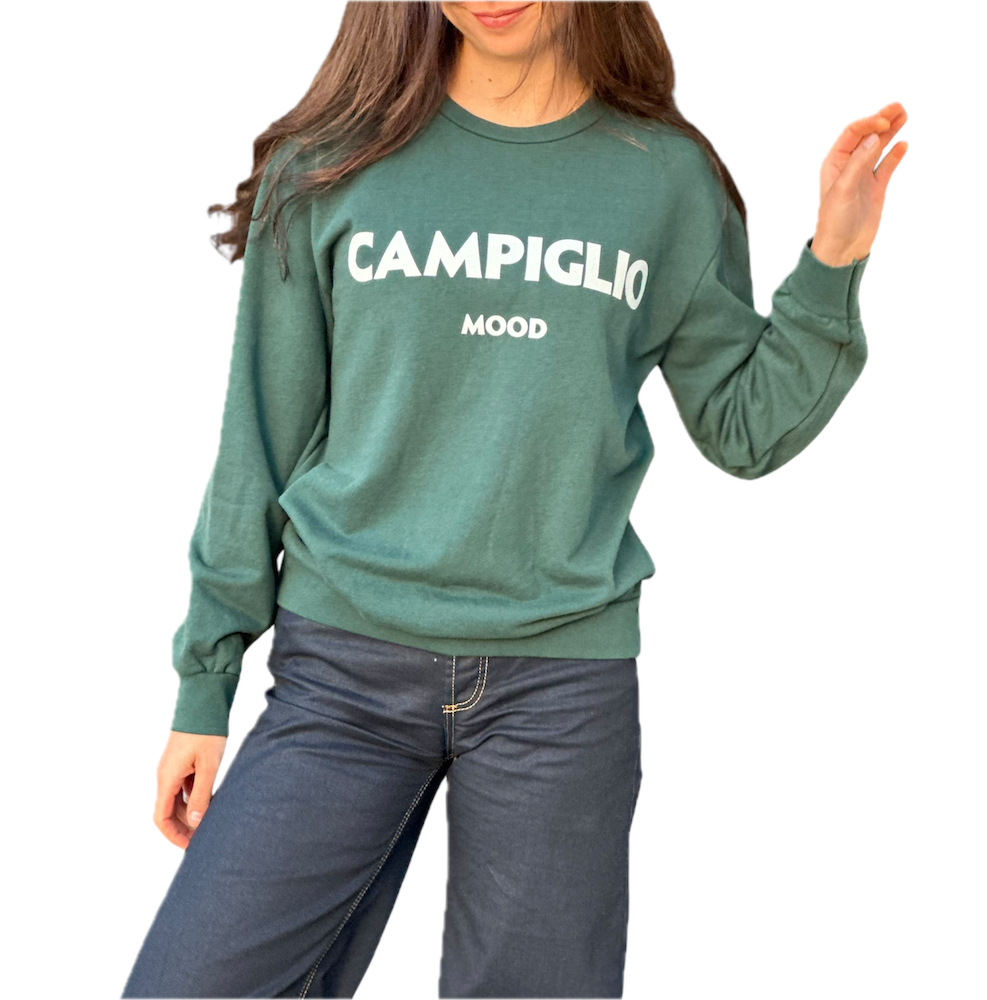 Vicolo campiglio green sweatshirt