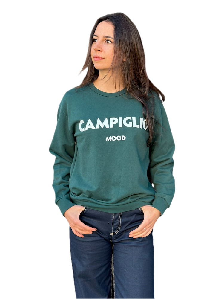 Vicolo campiglio green sweatshirt