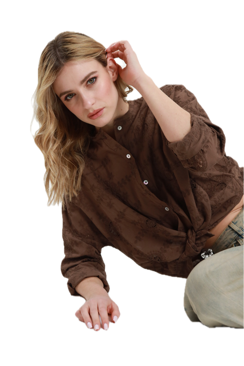 Camicia marrone Susy Mix