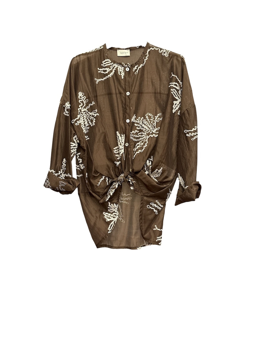 Susy Mix brown shirt