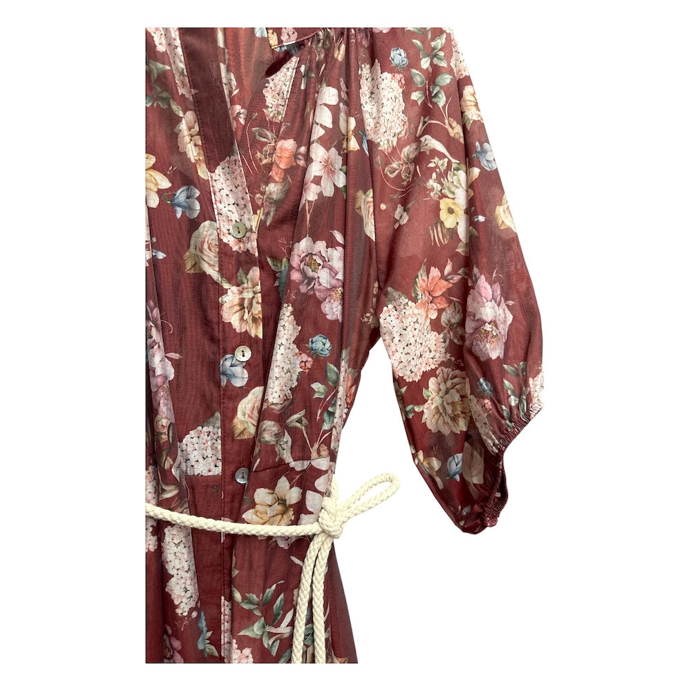 Susy Mix wine chemisier dress
