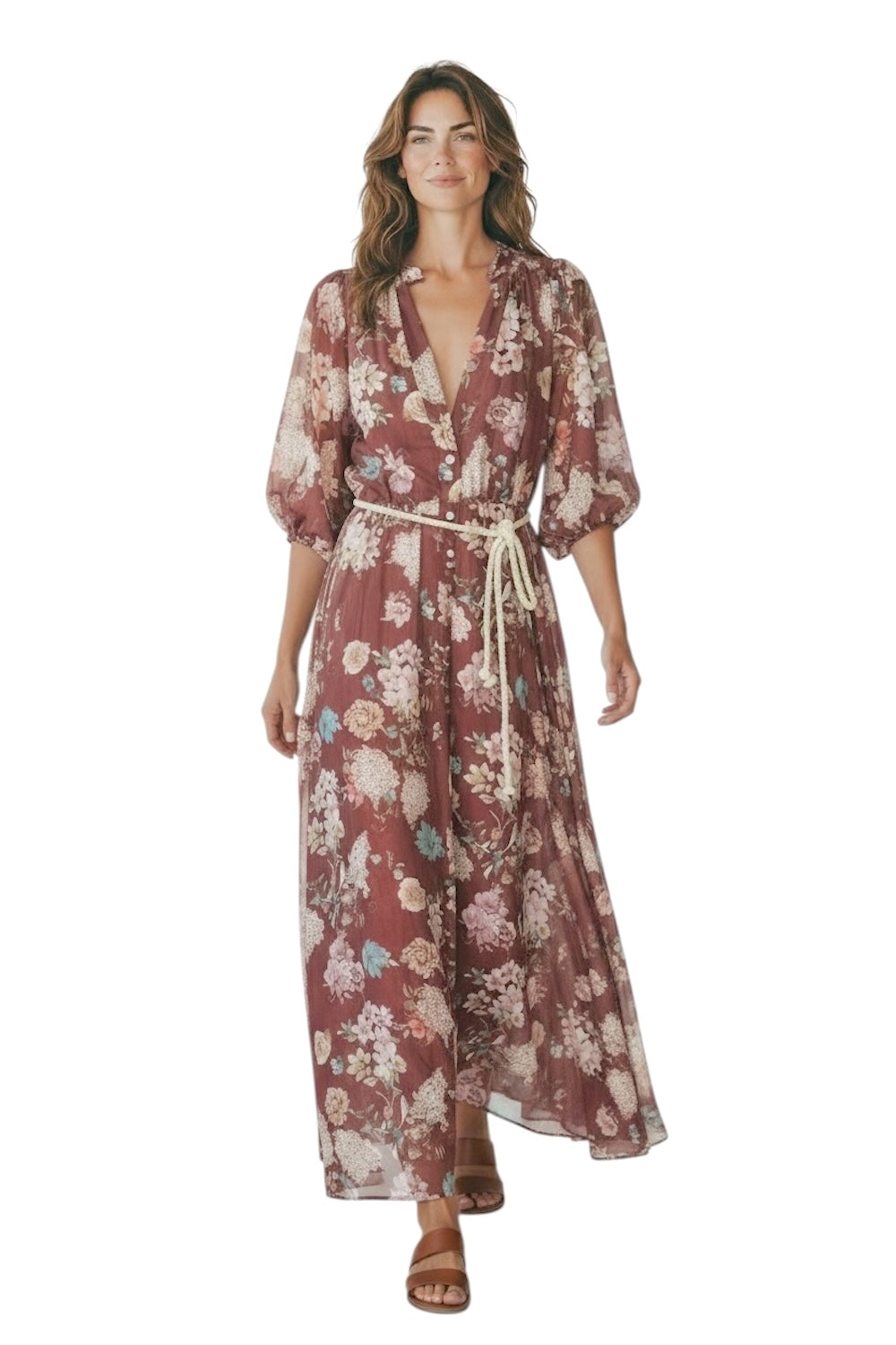 Susy Mix wine chemisier dress