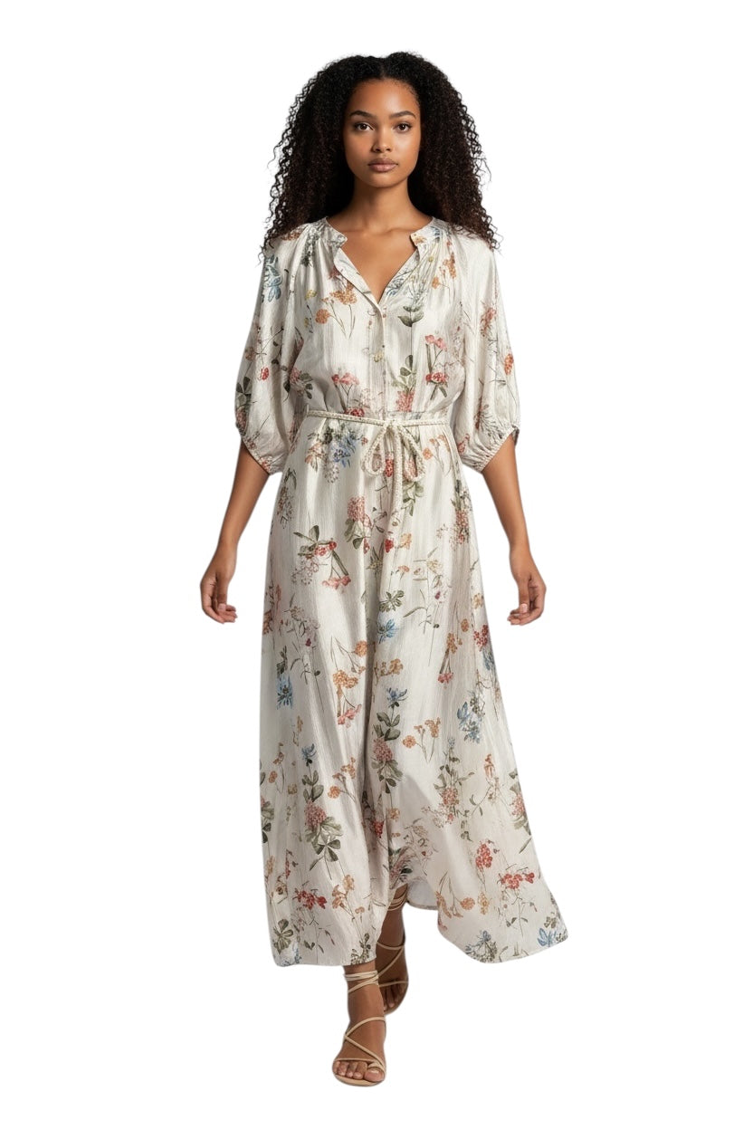 Susy Mix cream chemisier dress
