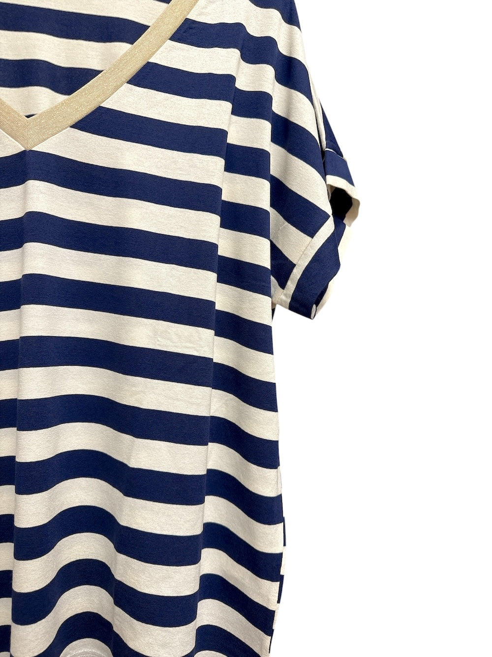 T-shirt Susy Star riga blu