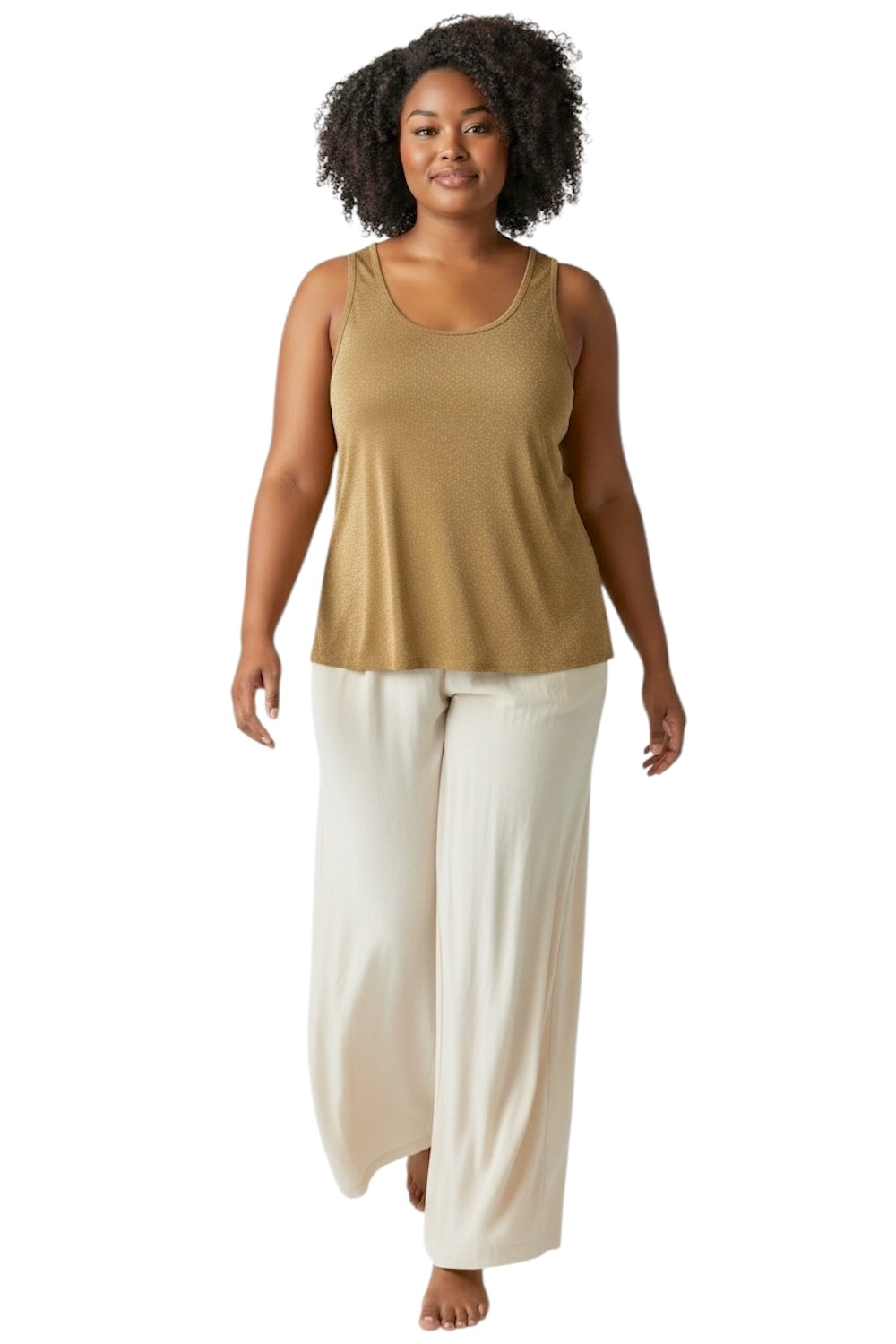 Top Susy Star cammello glitter