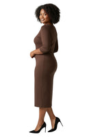 Susy Star brown dress