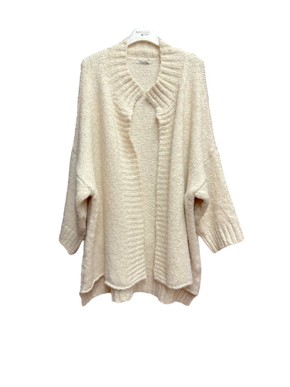Susy Star cream oversize cardigan