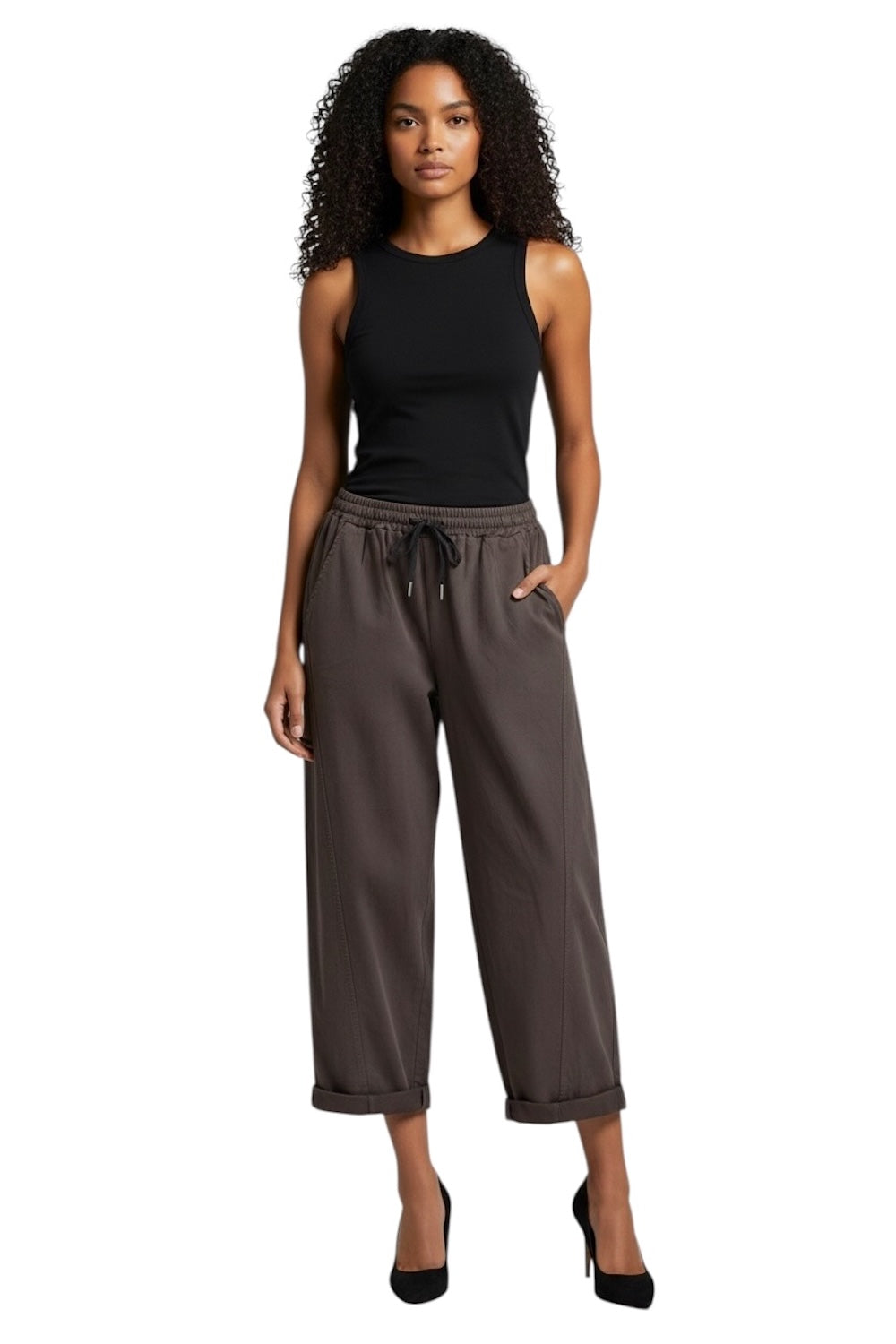 Susy Star dark brown pants