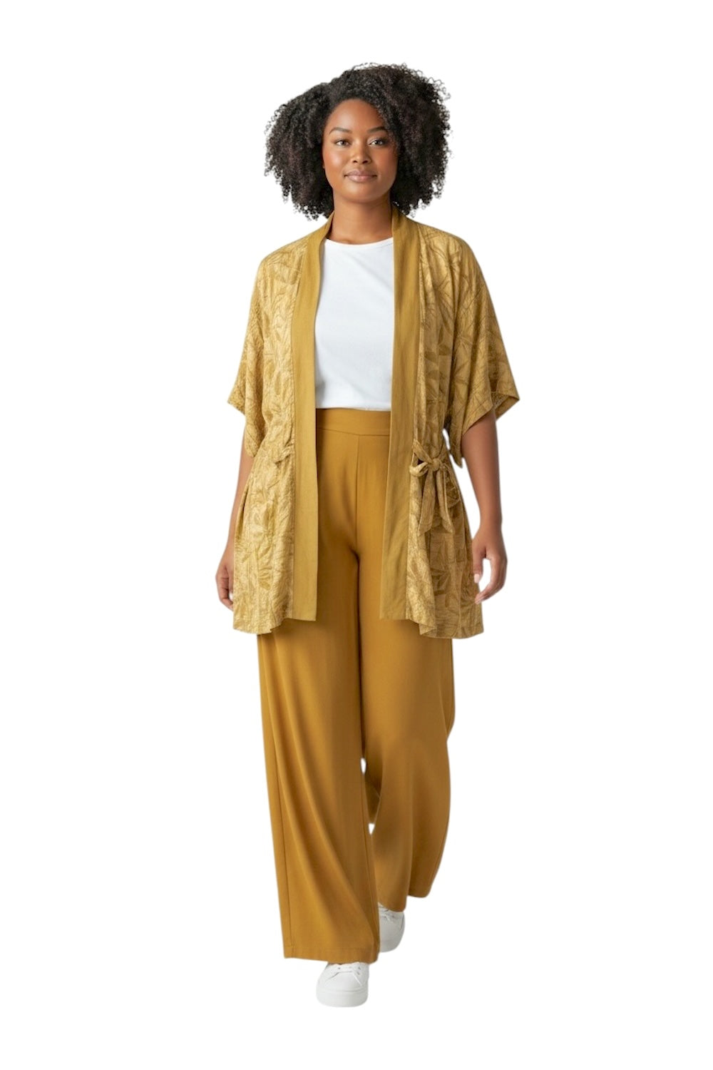 Susy Star camel kimono jacket