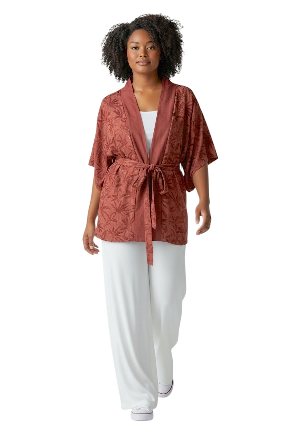 Susy Star india red kimono jacket