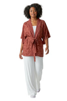 Susy Star india red kimono jacket