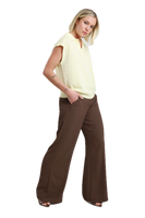 Pantaloni marroni Susy Mix