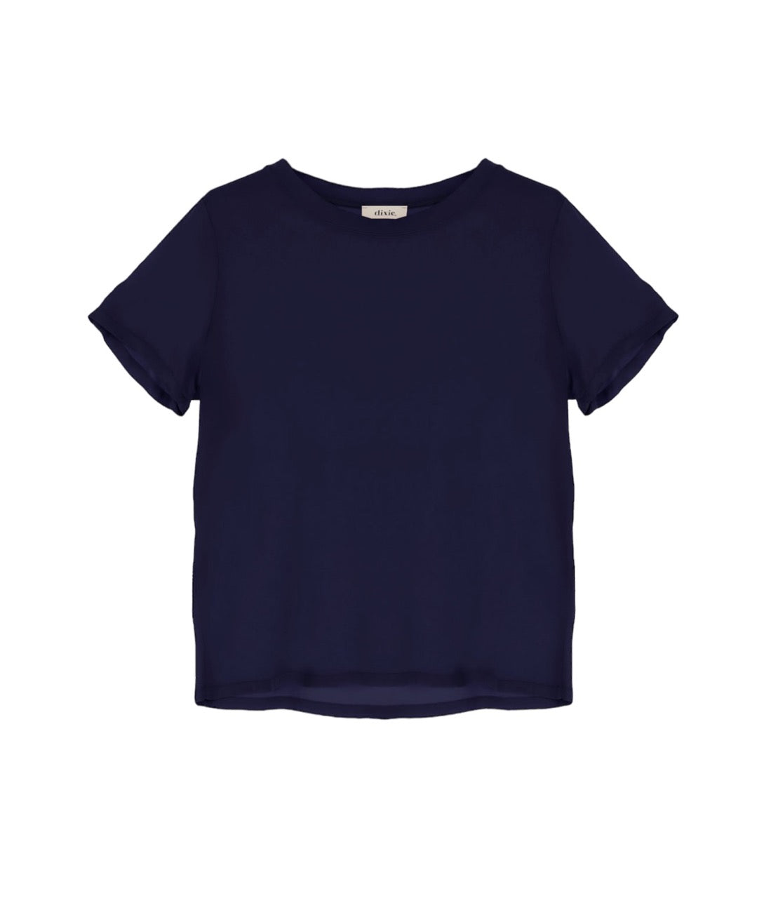 Dixie blue denim round neck shirt