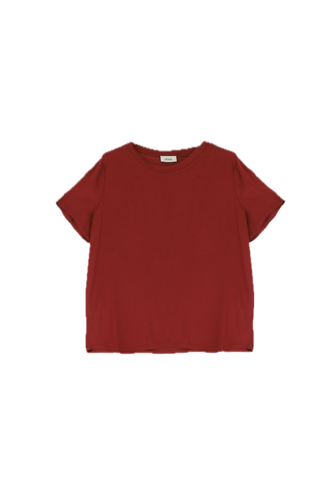 Dixie india red round neck shirt