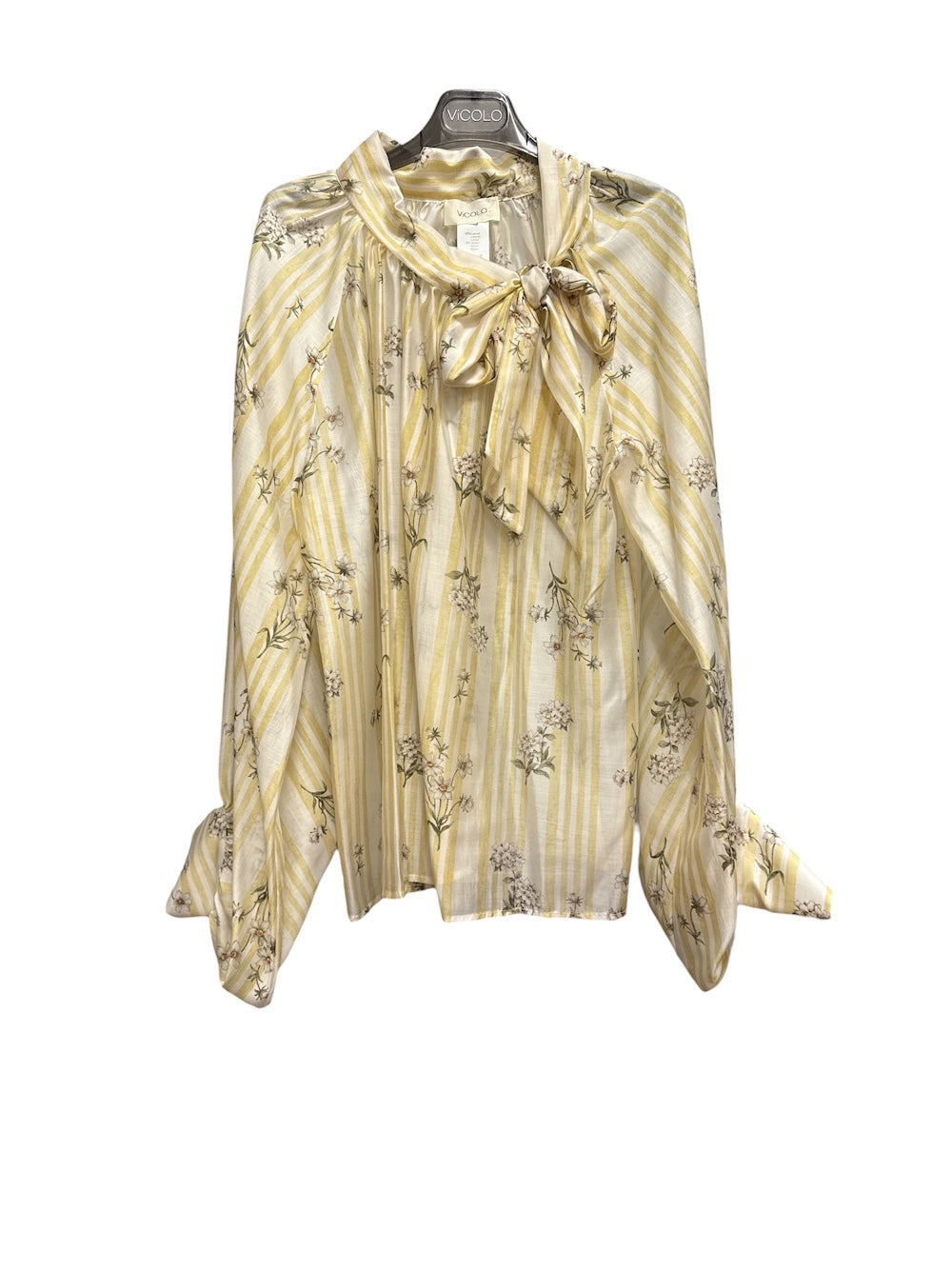 Vicolo yellow fantasy shirt