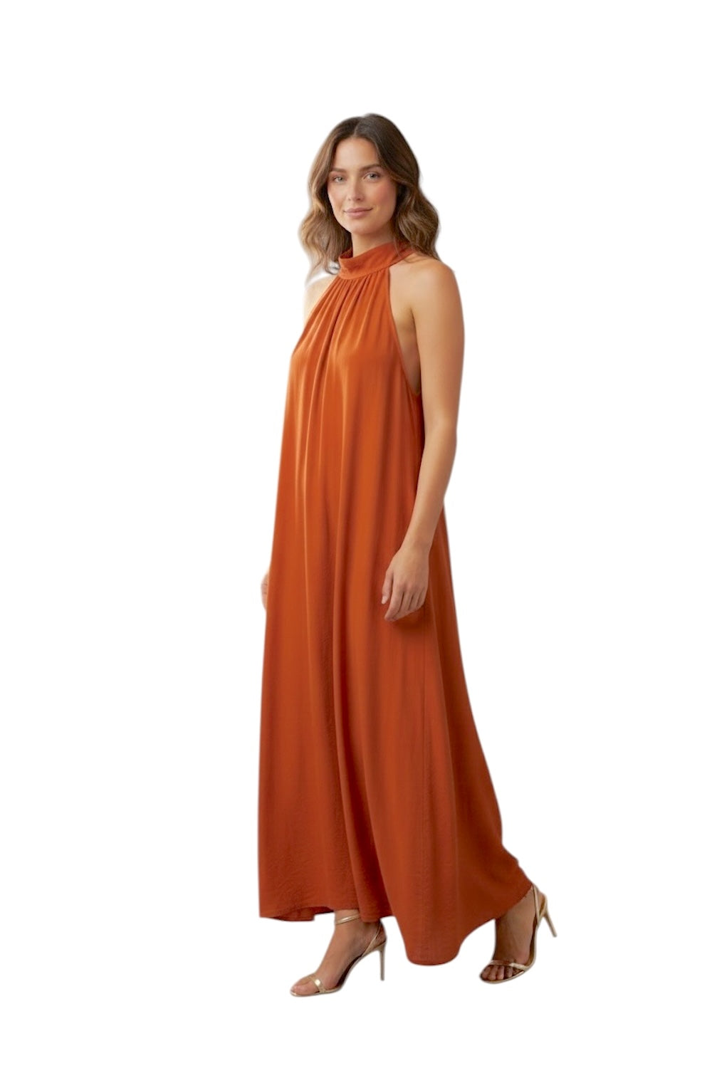 Vicolo papaya dress