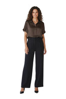 Vicolo dark brown polo shirt