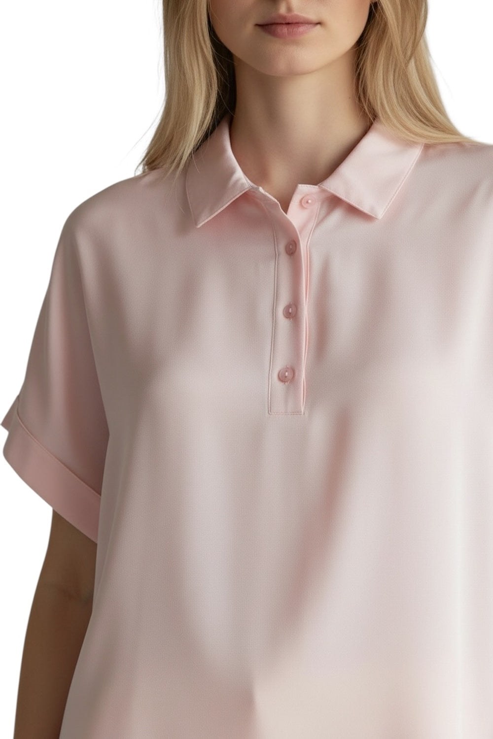 Vicolo pink polo shirt