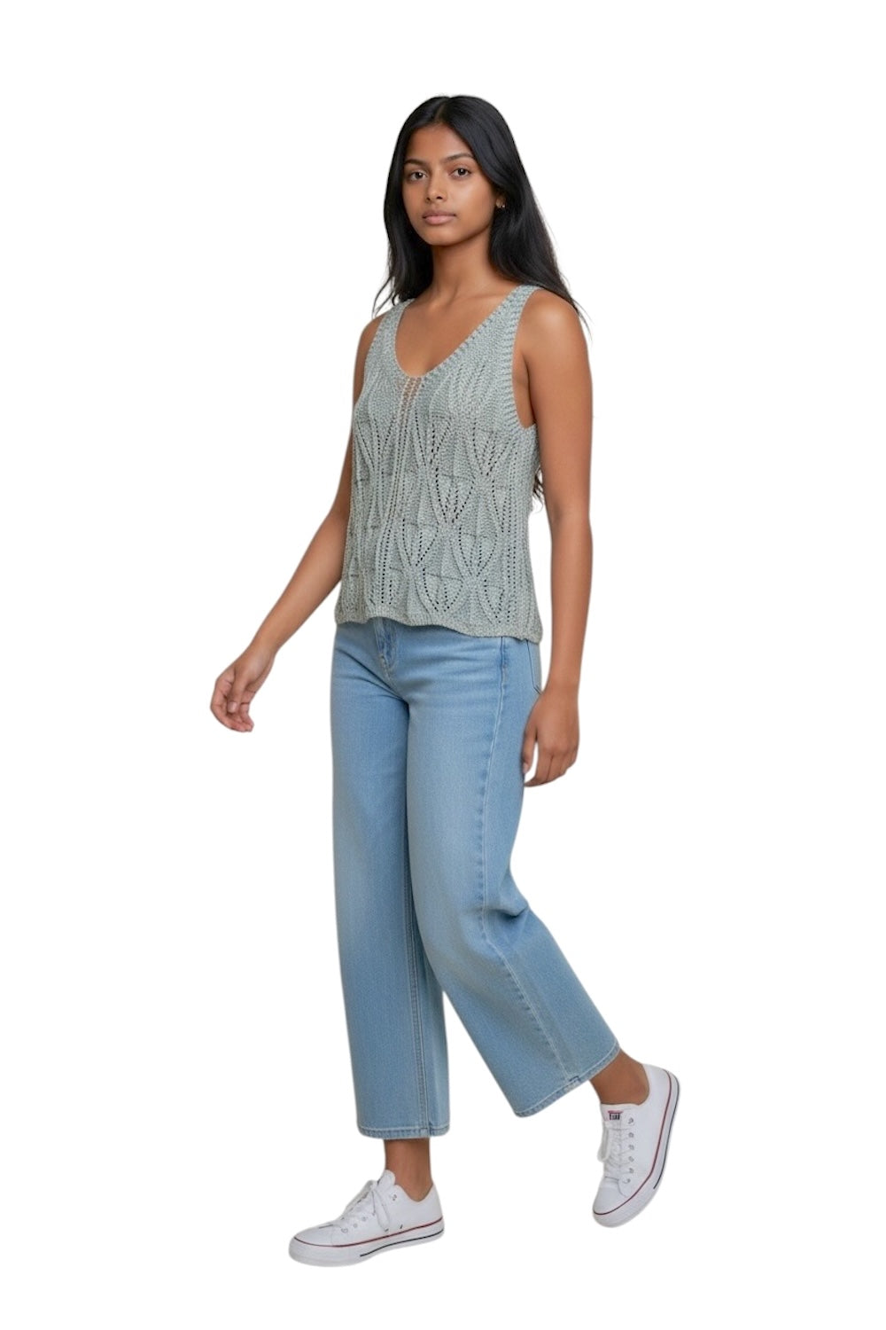 Le îls light blue top