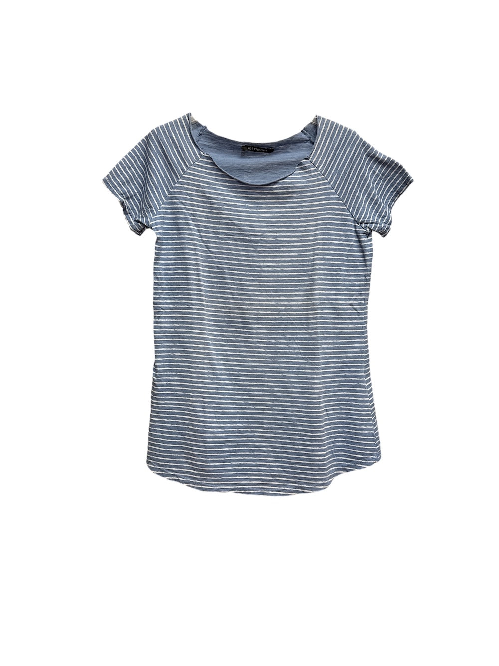 Le Streghe light blue cream line t-shirt