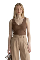 Vicolo brown top