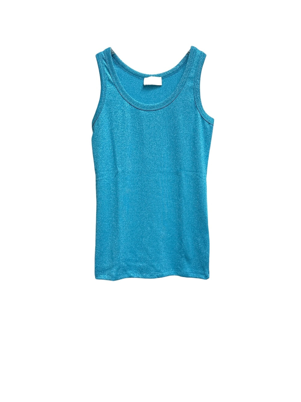 Vicolo electric blue glitter top