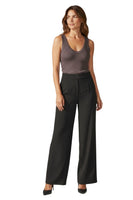 Vicolo brown glitter top