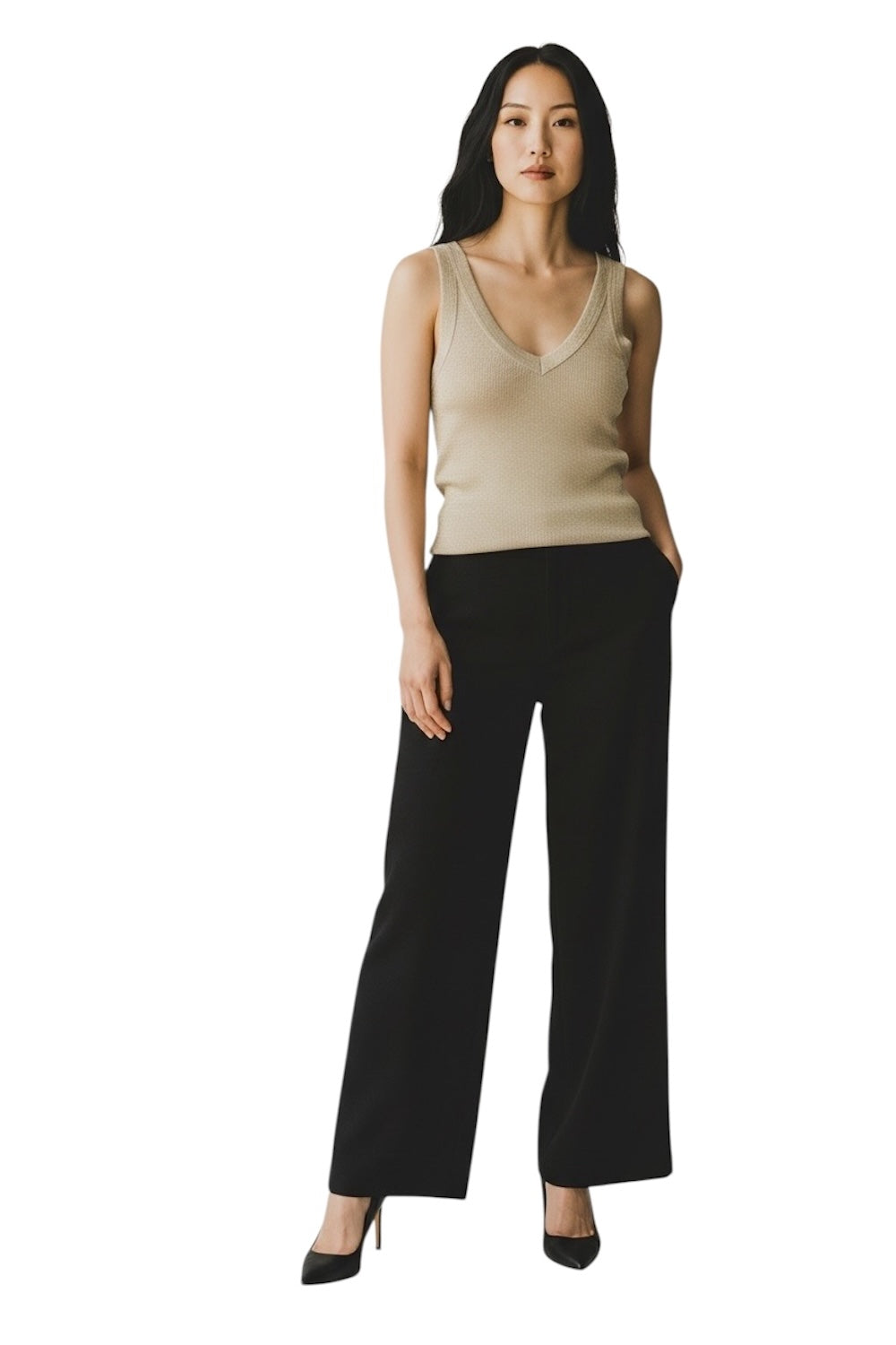 Vicolo gold glitter top