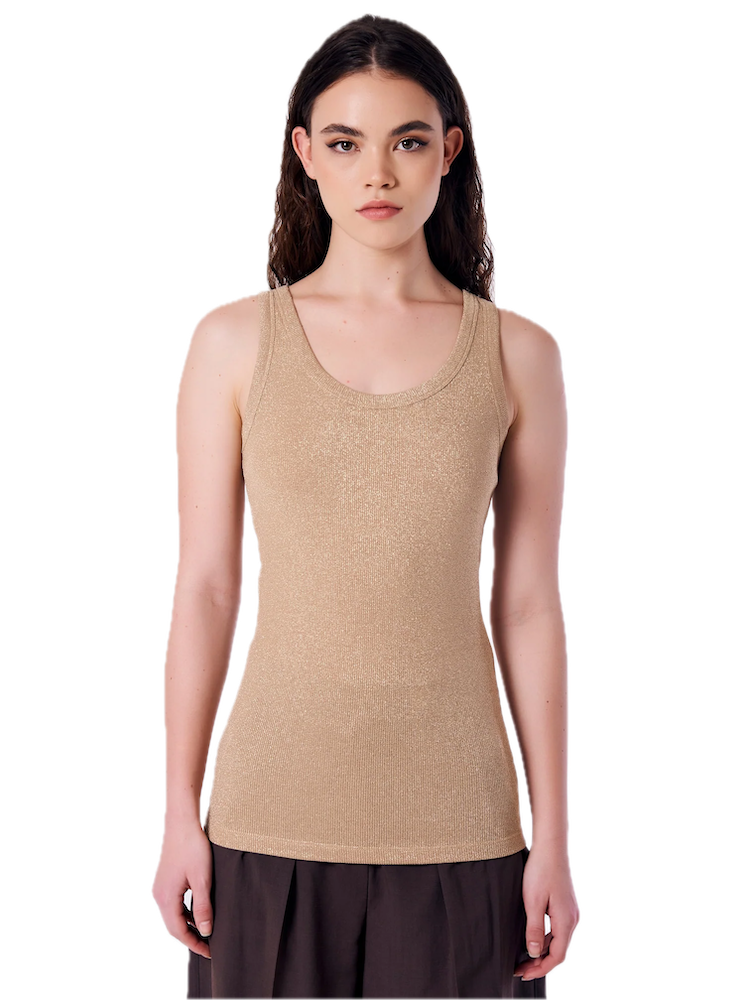 Vicolo gold glitter top