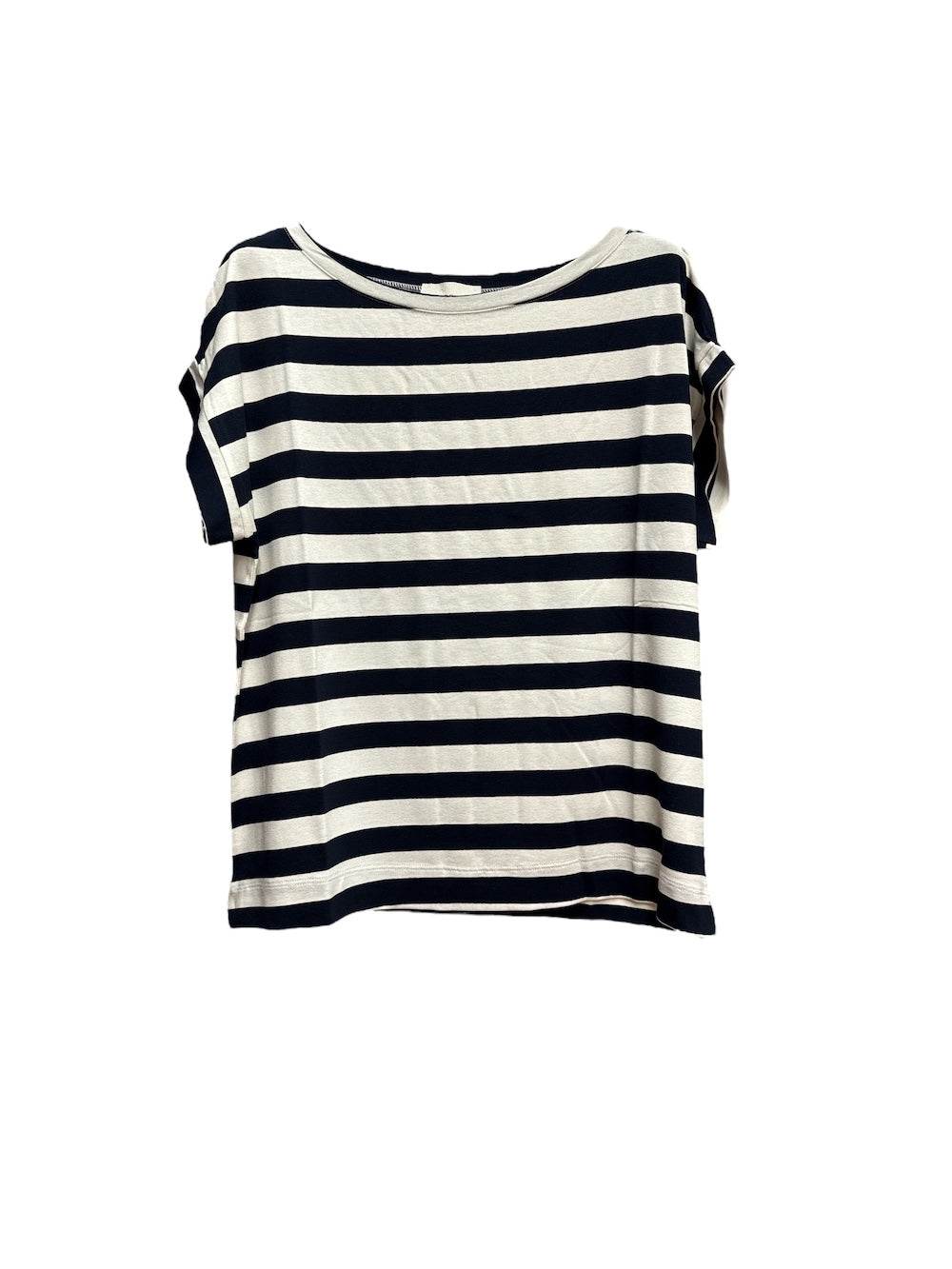 Vicolo blue wide striped t-shirt