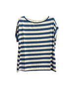 Vicolo light blue wide striped t-shirt