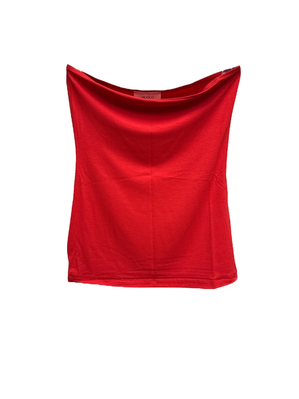 Vicolo red wide band top